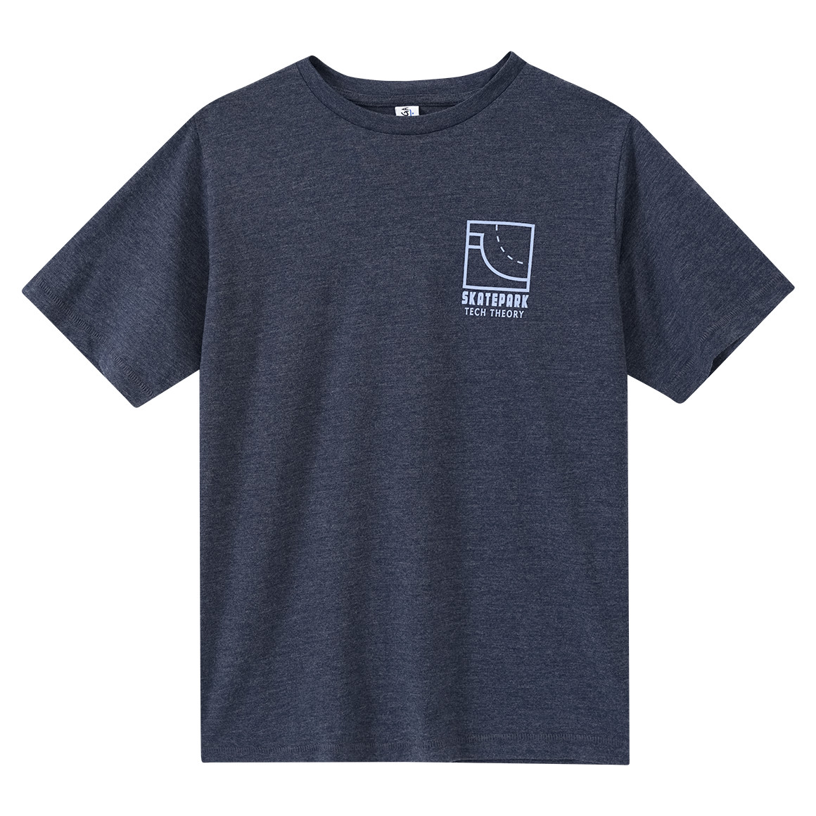 Yigga Jungen T-Shirt mit Skating-Print dunkelblau