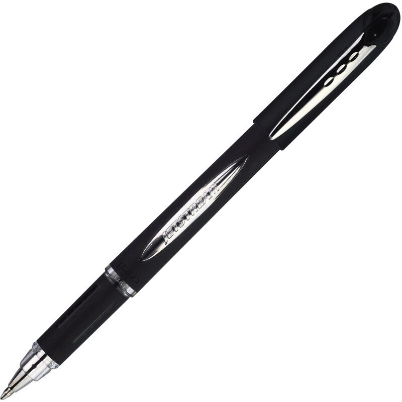Stylo roller Uni Ball Jet Stream Design à capuchon pointe 1 mm
