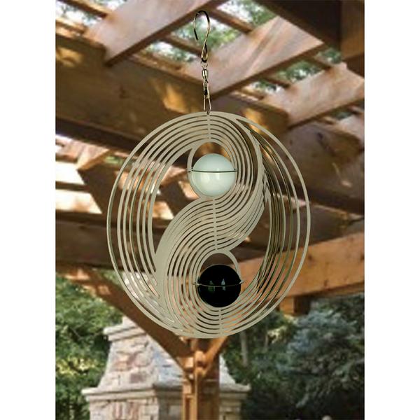 NATURE'S MELODY Windspiel Cosmo Yin Yang, 20,5