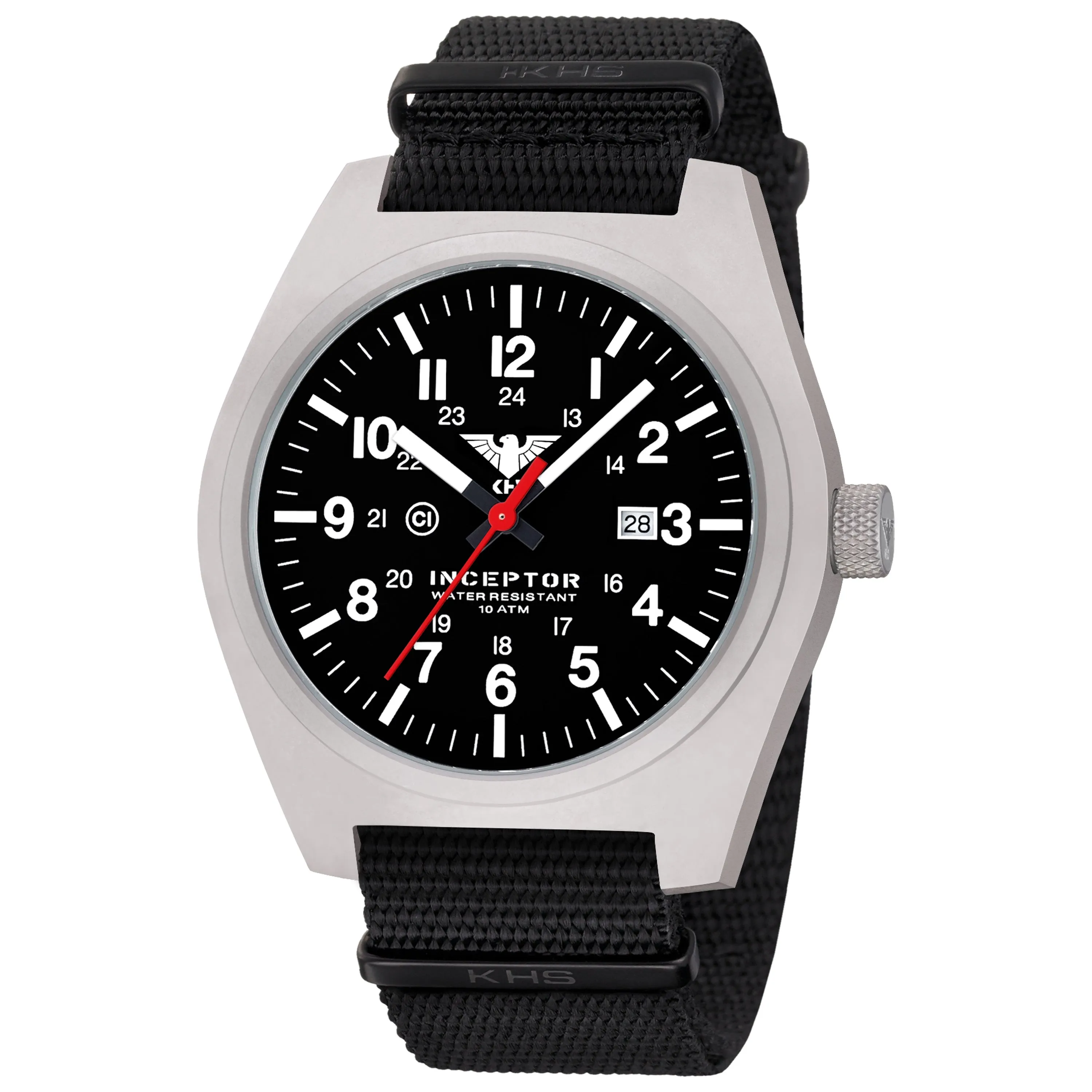 KHS -  Armbanduhr Inceptor Steel Natoband