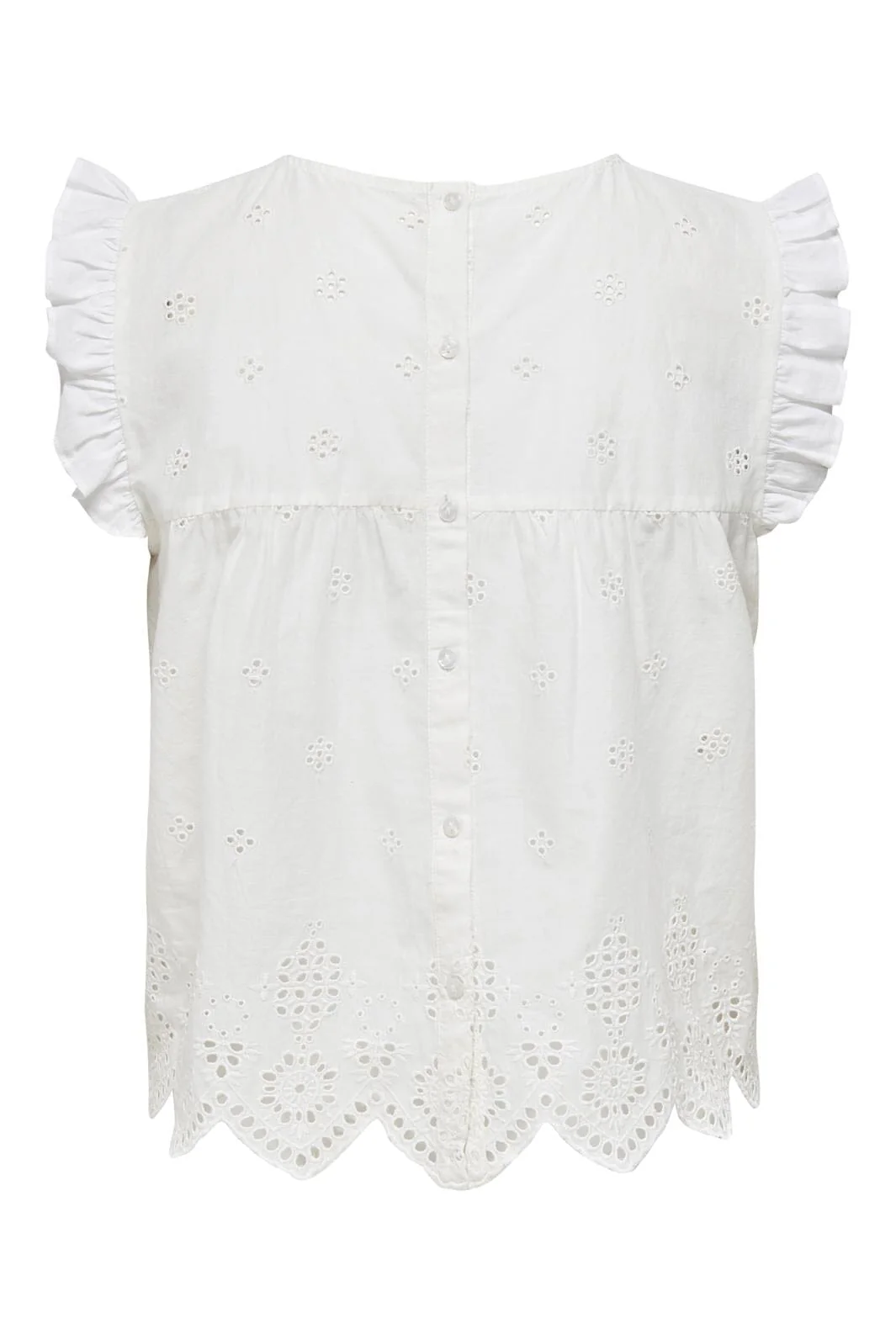 Only Onlsilla S/L Frill Top