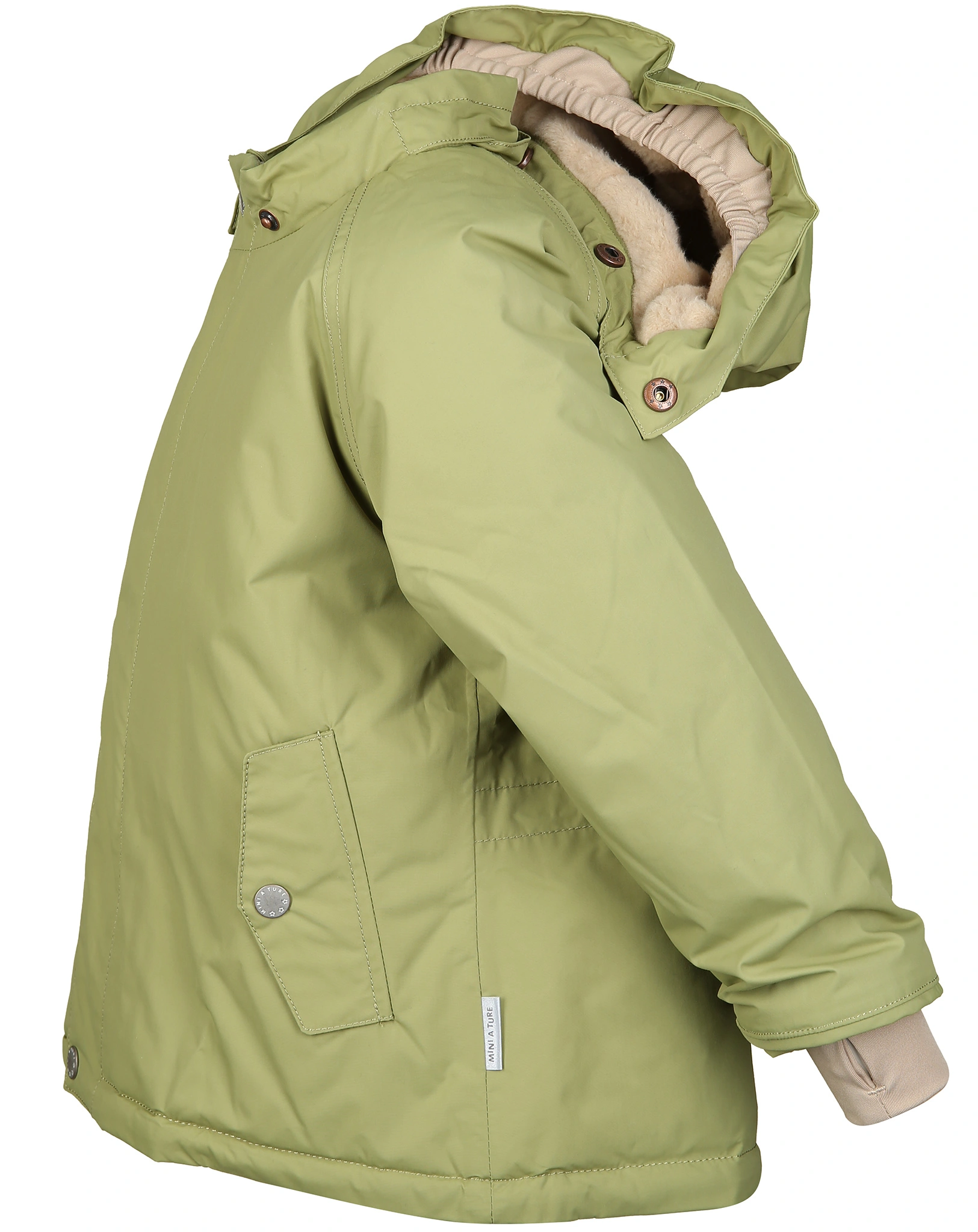 Funktionswinterjacke MATWALLY mit Innenfleece in mosstone