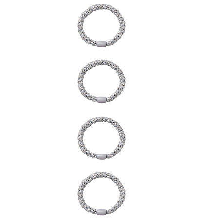 Name It Haargummis - 4er-Pack - NkfAcc-Arise - Silber/W. Funkeln