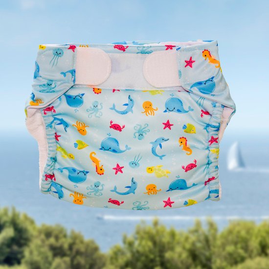 Maillot couche Nappy   Bleu        de               FREDS SWIM ACADEMY
