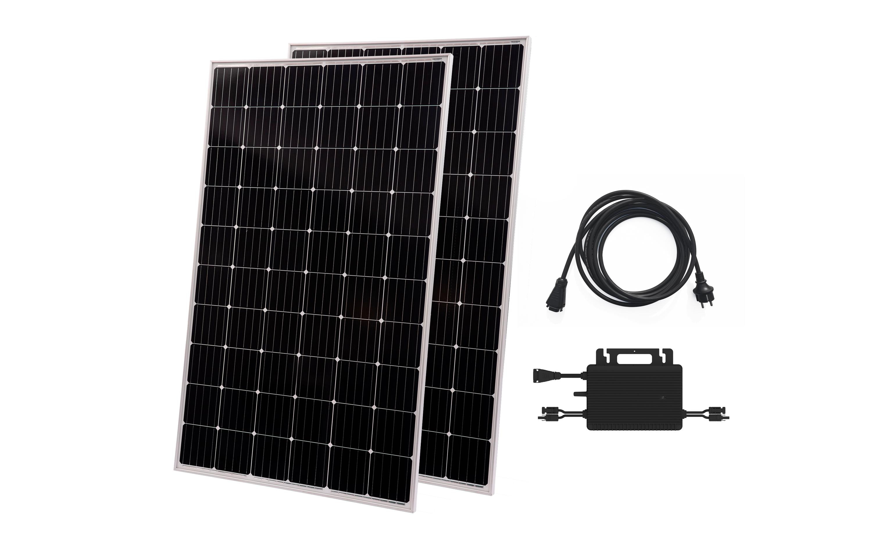 Solaranlage Balkonkraftwerk 600W TX-265<br>Plug-and-Play-Solarsystem geeignet zur Deckung der Grundlast Ihres Hauses während des Tages.