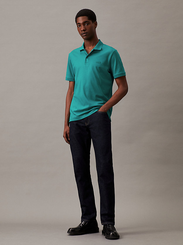 Camisa polo de corte justo