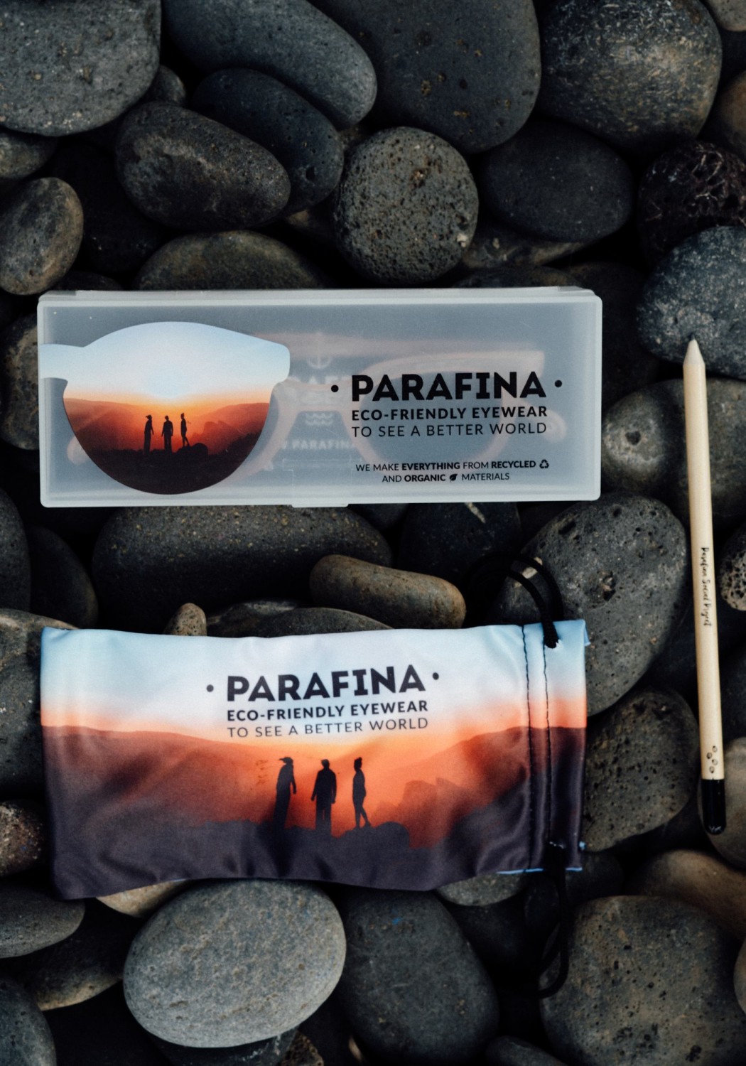 Parafina Sonnenbrille Oceano Black/Smoke Grey
