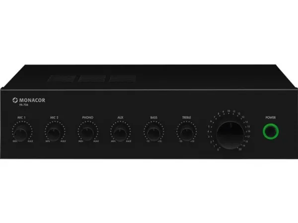 PA-704 100V forstærker 1x35Wrms
