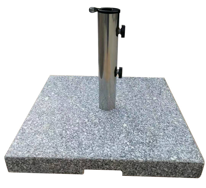 Parasolfod Freetown 50 x 50 x 6 cm grå granit - Sunlife