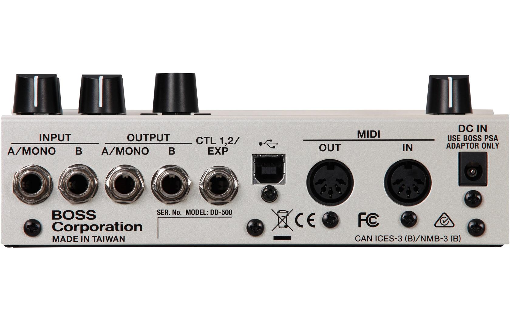 Effektgerät DD-500<br>Meisterhafter Sound, aussergewöhnlich kreative Vielfalt