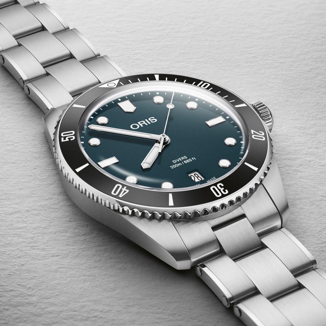 Oris Divers Date 39mm Blau