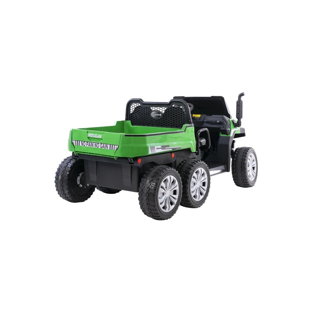 Elbil Truckster 4WD 12V - Grønn-Grå