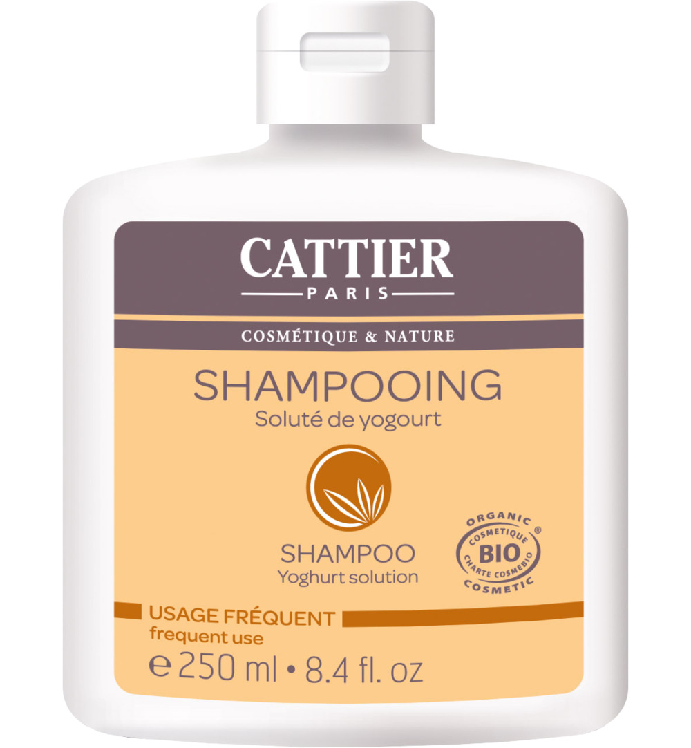 Cattier Shampoo dagelijks yoghurt (250 ml)