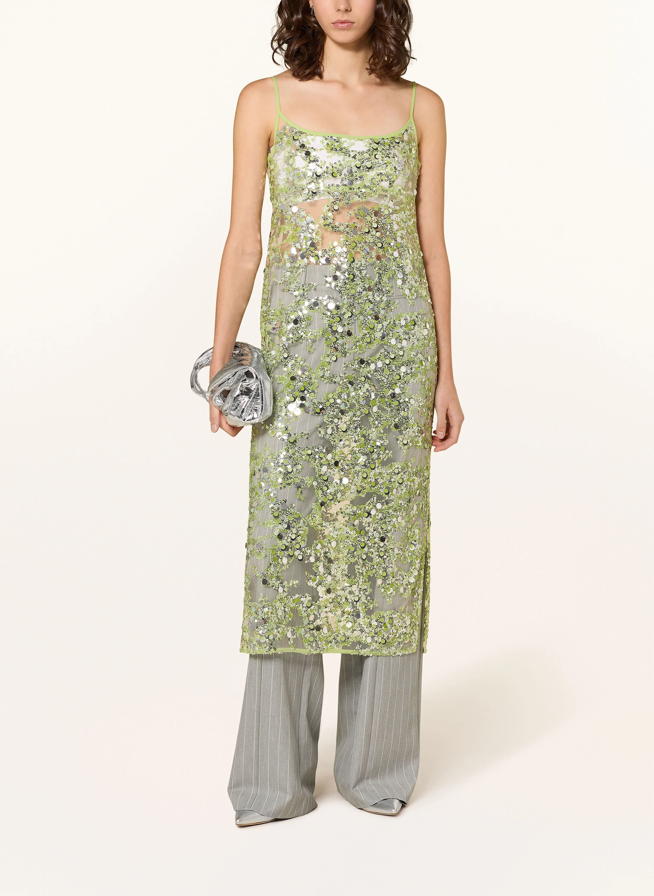 BAUM UND PFERDGARTEN Kleid AVANI mit Pailletten und Glitzergarn