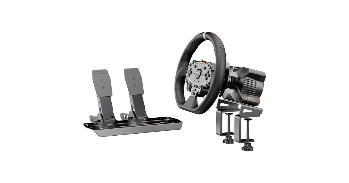MOZAR3 + ES + SR-P Lite bundel voor Xbox en pc  (Zwart, Basis, stuur en pedalen)