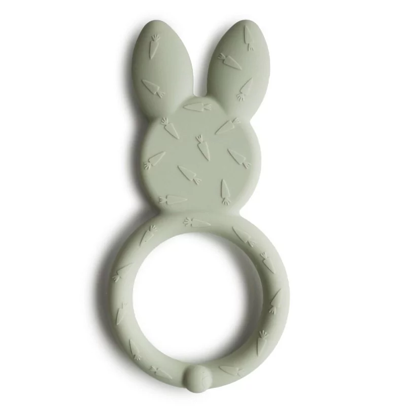 Mushie Mushie Teether Bunny sage