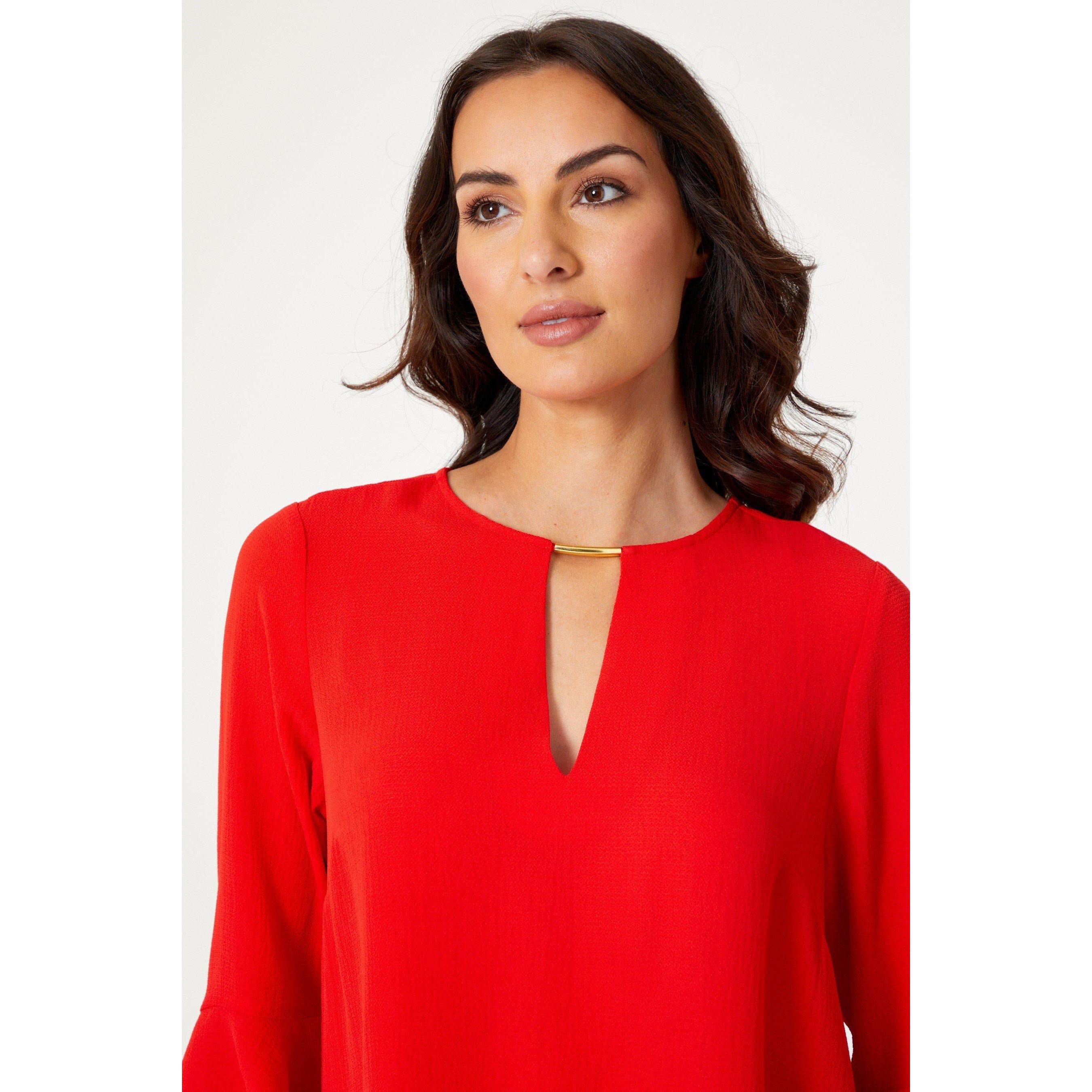 Be You Ladies Frill Sleeve Tunic