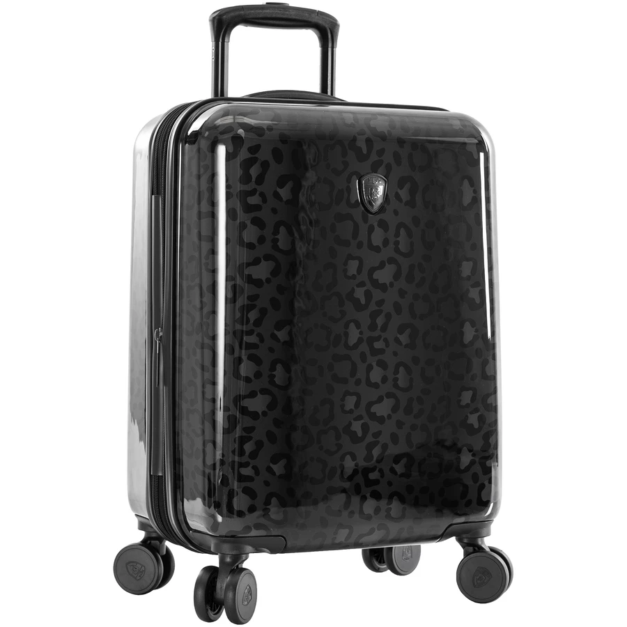 Heys Black Leopard - 4-Rollen-Kabinentrolley S 53 cm erw. black leopard