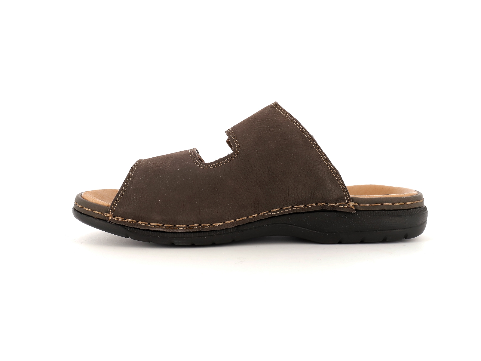 Rieker-25590 Cuir Marron Foncé