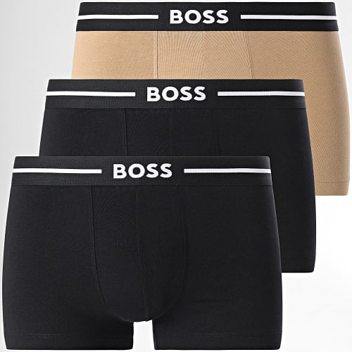 Lot De 3 Boxers 50508878 Noir Beige