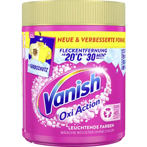 Oxi Action Pulver Pink Fleckenentferner