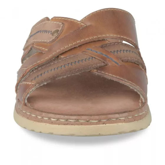 Mules COGNAC MEGIS CASUAL