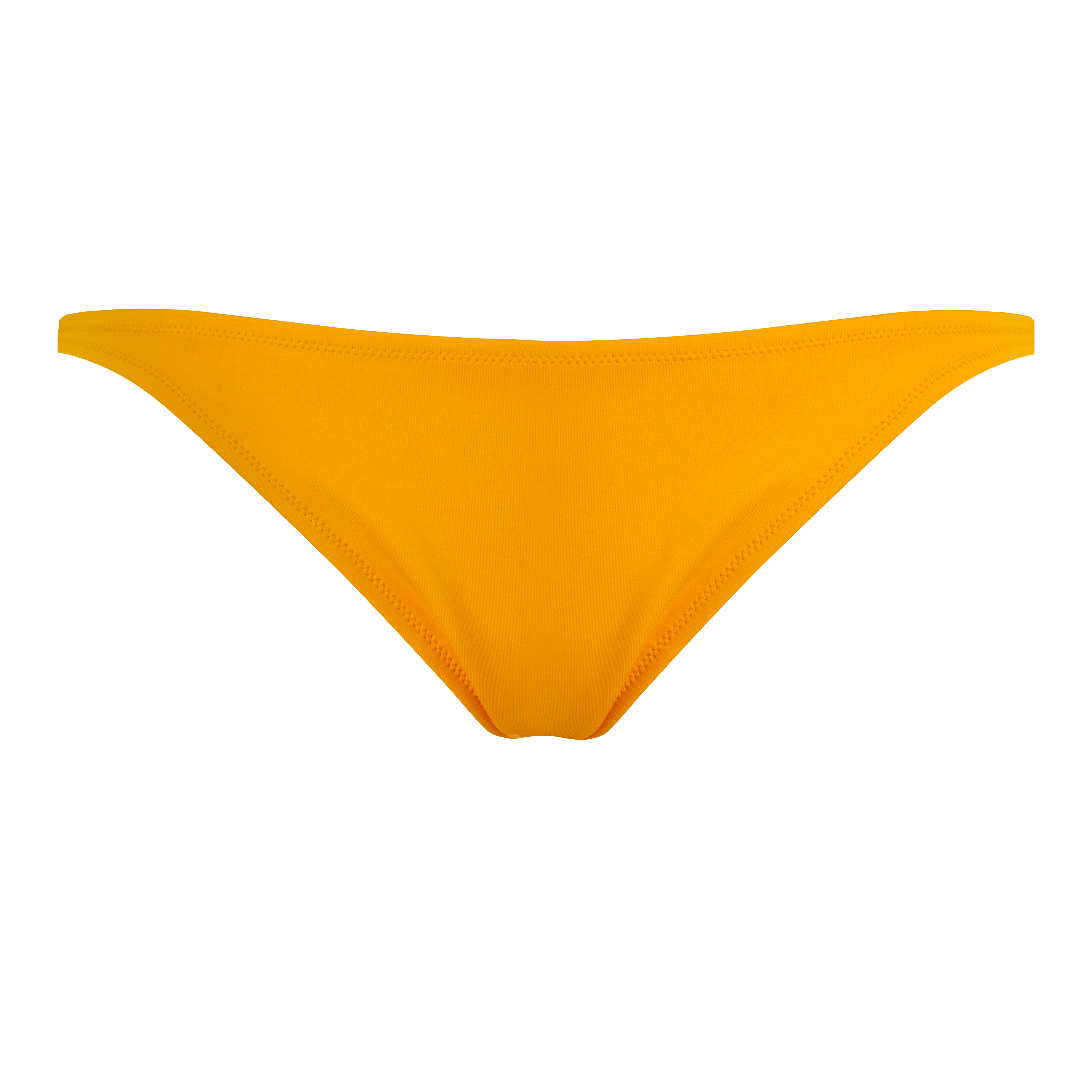Women Solid Mango Bikini Look