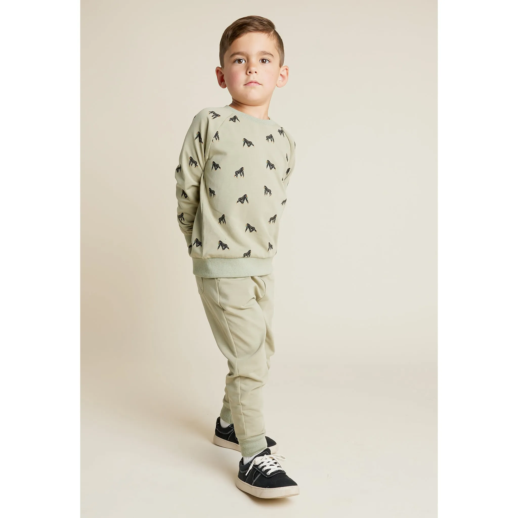 Miles Gilet Ouaté Gorille Jungle 2-10ans