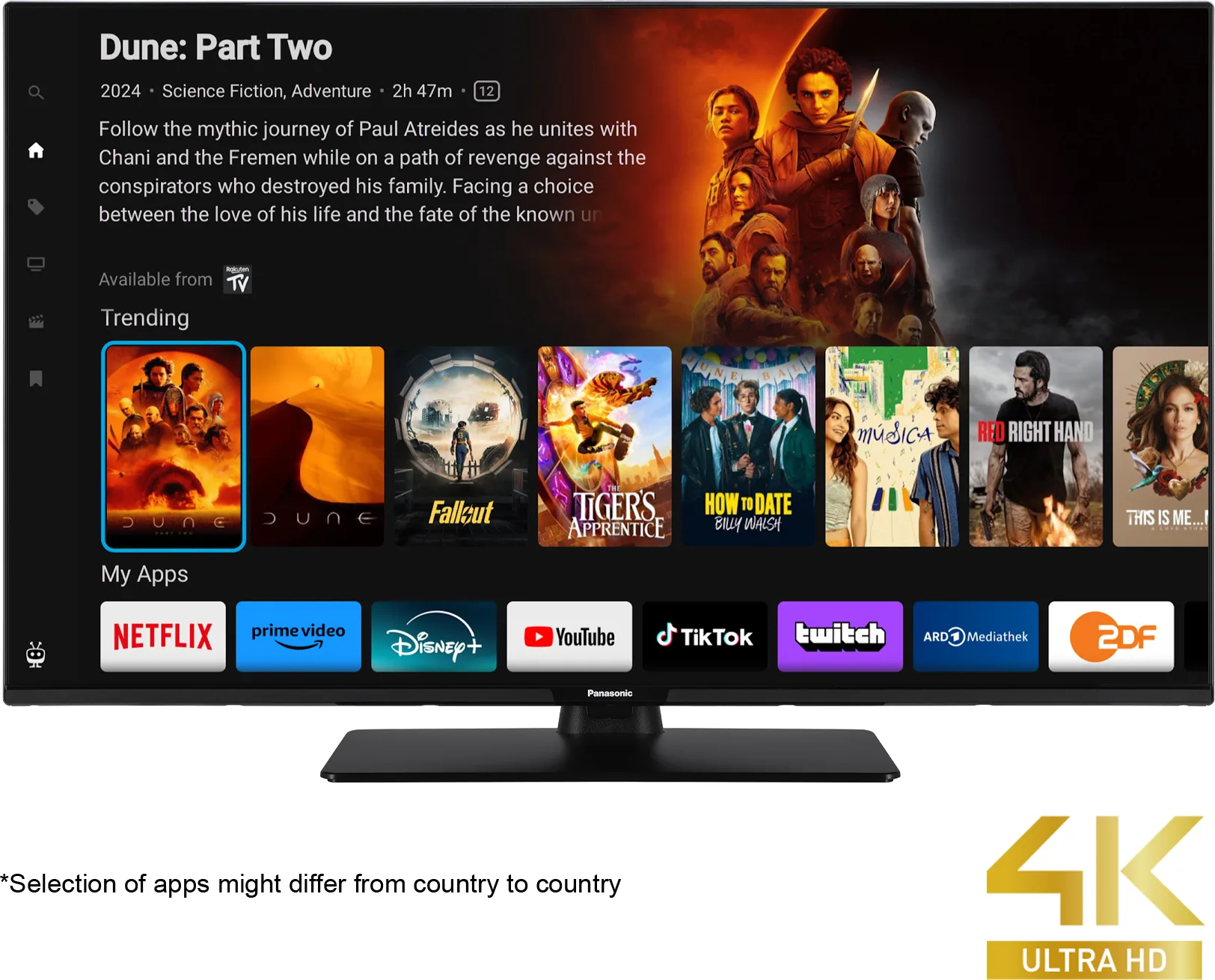 Panasonic TB-43W60AEZ TV UHD 4K
