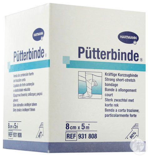 Hartmann Pütterbinde 8cm x 5m Pièce 1 (9318082)