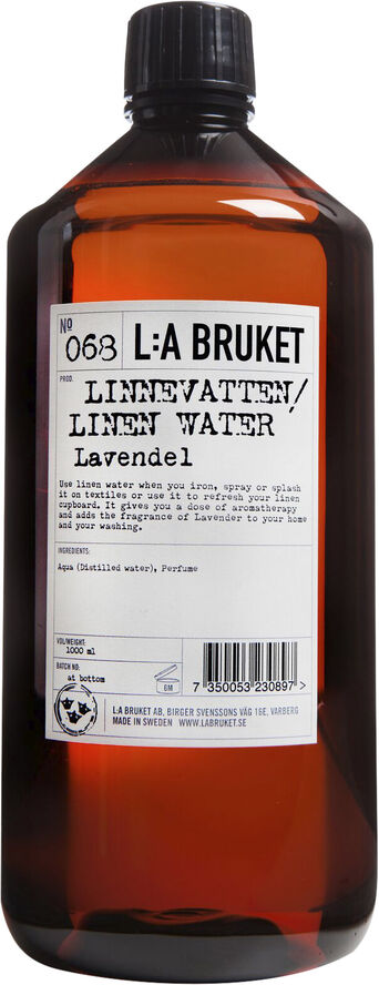 L:a Bruket Linen Water Lavender 1000 ml