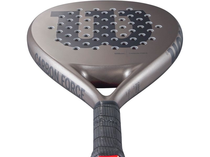 Wilson Padelracket Carbon Force Grau Padelschläger mit Carbon Rahmen