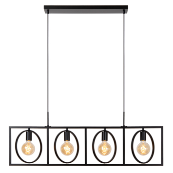 Lucide hanglamp Suus zwart 107,8x23,5 cm (lxb)