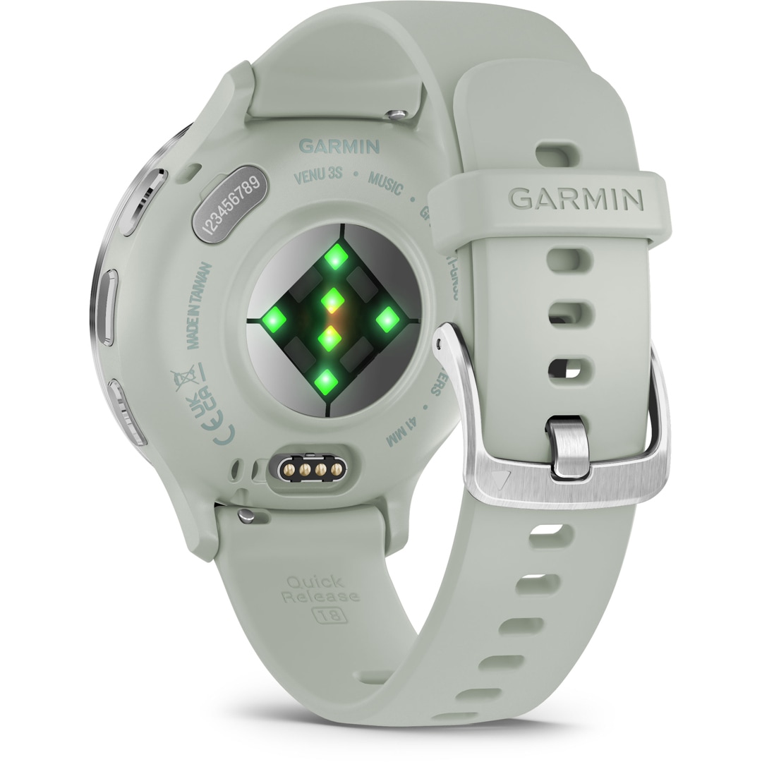 Garmin Venu 3S Smartwatch Salbeigrau / Silber