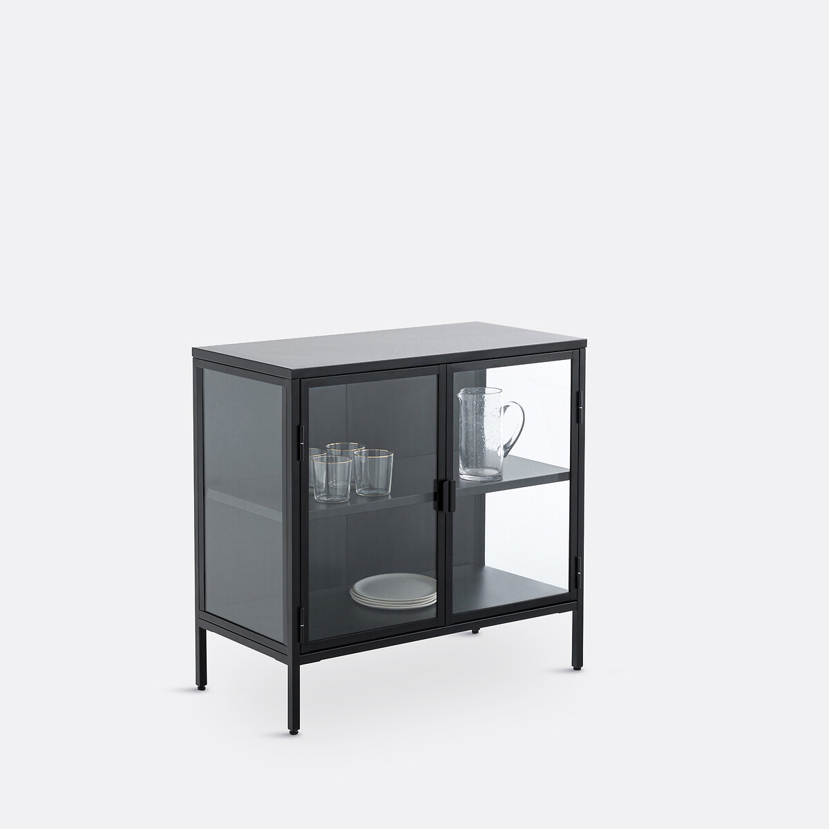 LA REDOUTE INTERIEURS<br>Vitrine, 2 portas, metal de aço, Harlem