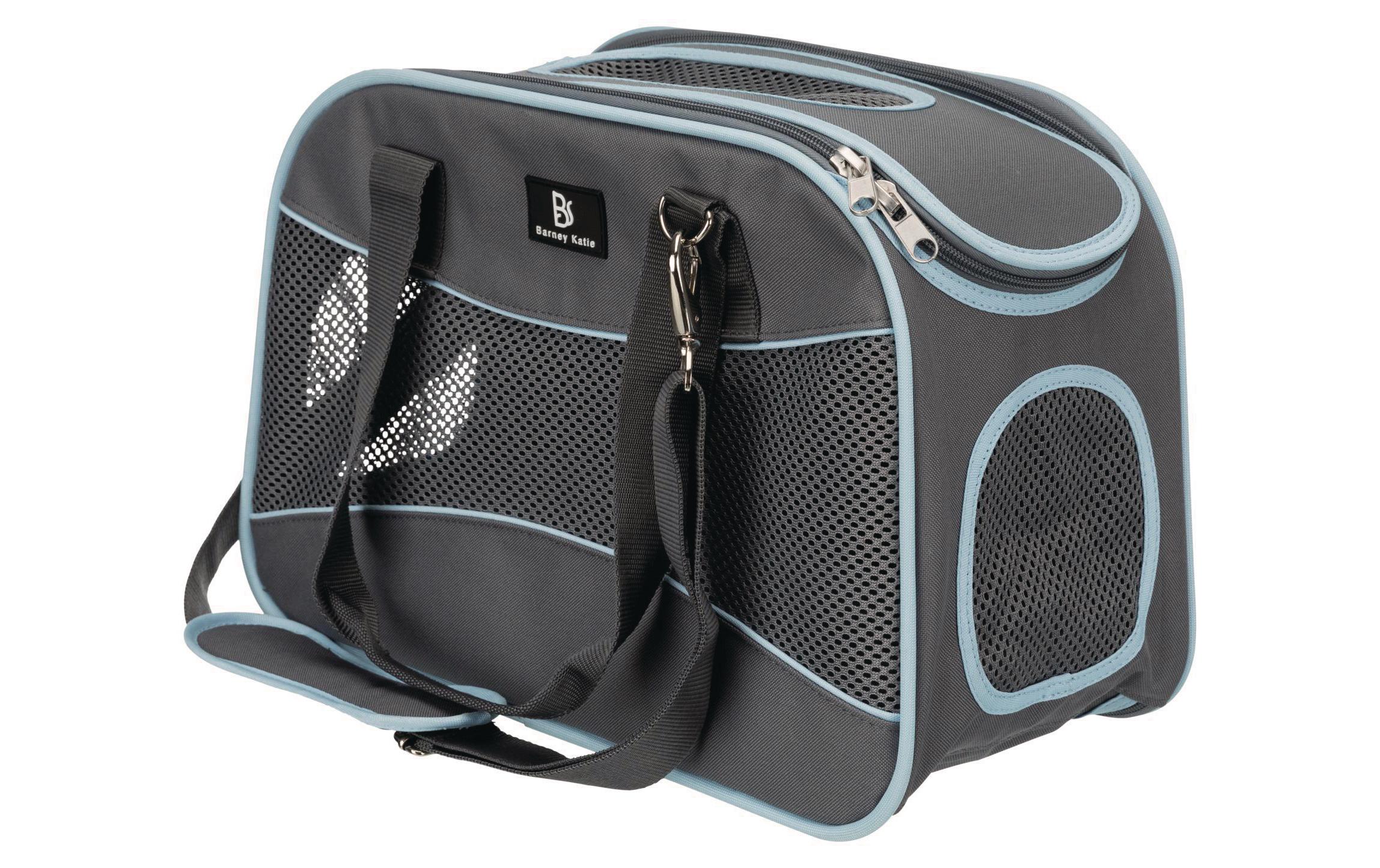 Tiertransport-Tasche Alison 20 x 29 x 43 cmTasche, Grau/Hellblau