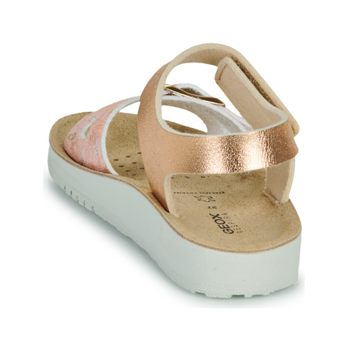 Geox - J SANDAL COSTAREI GI - Rose / Doré