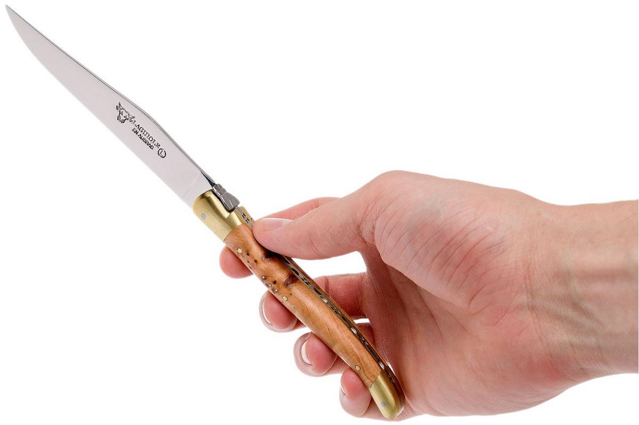 Laguiole en Aubrac steakmessenset 6-delig gemengd hout, 62C99BDLBH