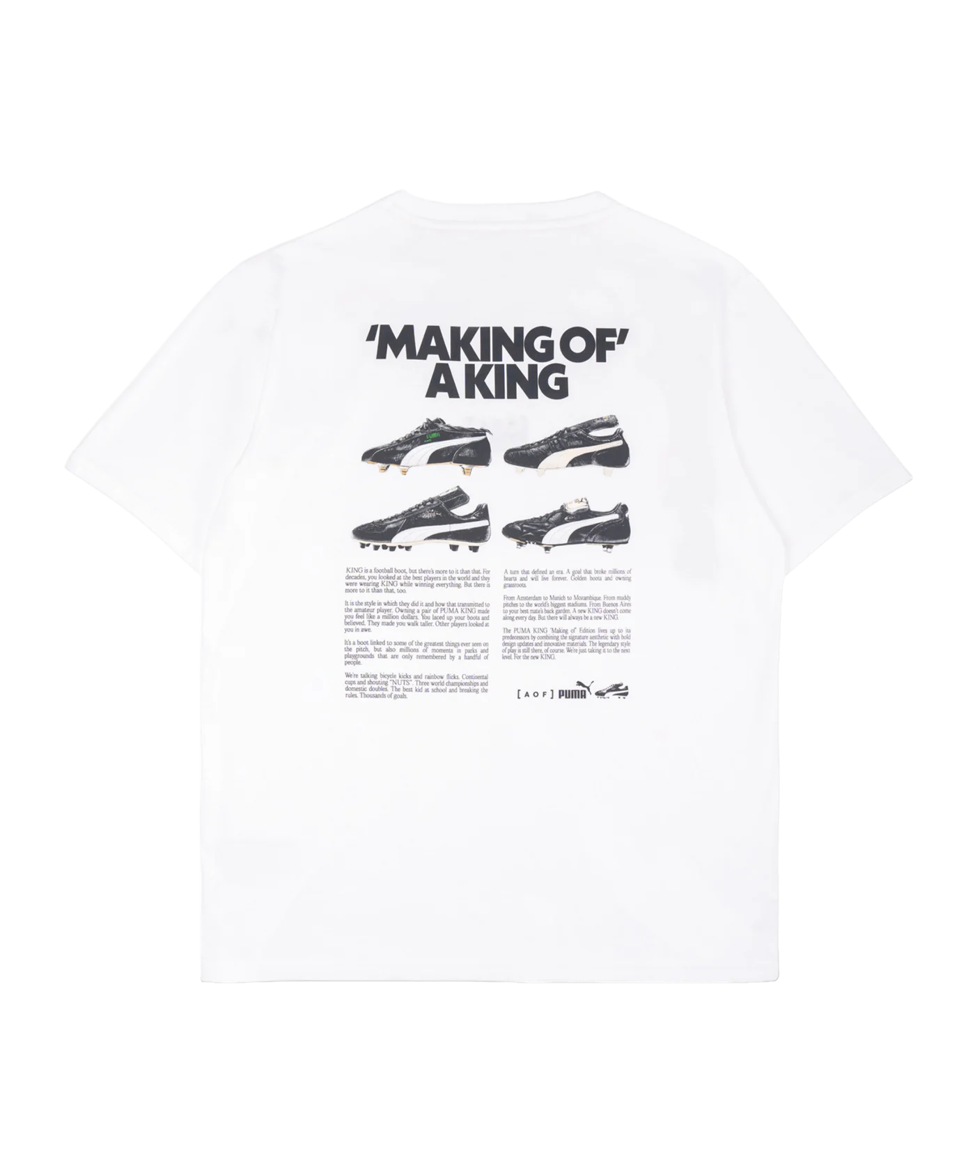 PUMA AOF Making of a King T-Shirt Weiß F03