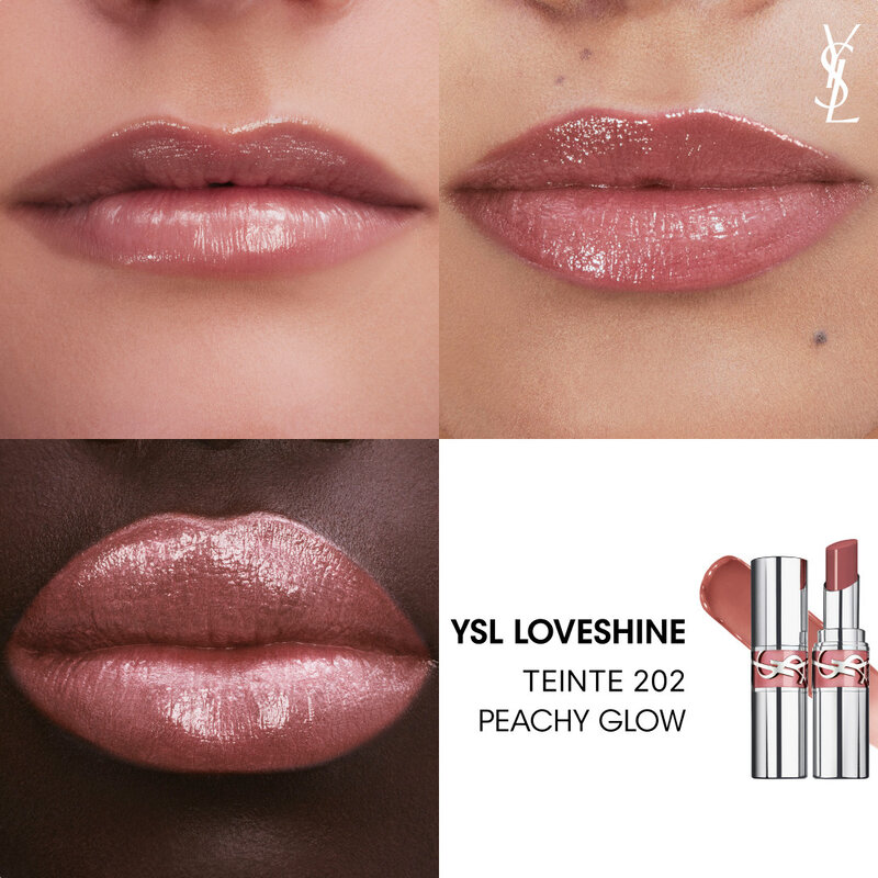 YSL LOVESHINE  ROUGE À LÈVRES BRILLANT ET SOIN - PEACHY_GLOW