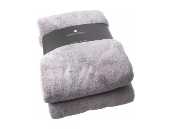 Plaid Microfibre Gris 180 x 230 cm