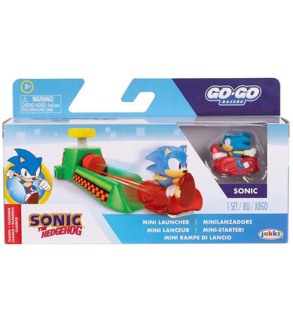 Sonic Leget?j - Go Go Racers Mini Launcher - Sonic