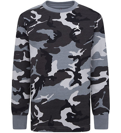 Jordan Bluse - Piqu? - Smoke Grey/Camo