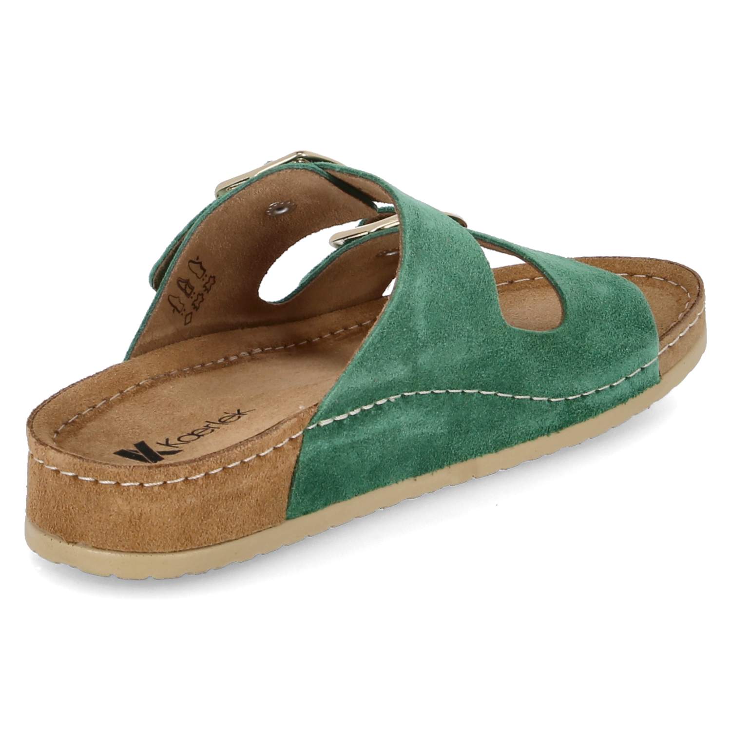 Kaerlek Pantoletten - green polo