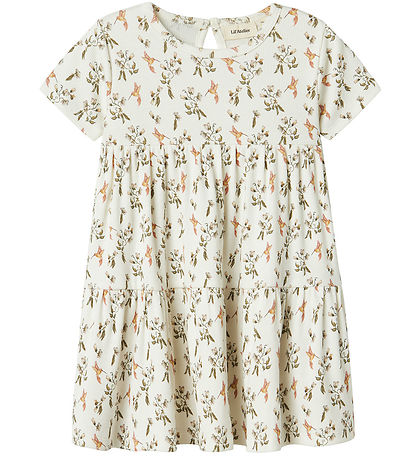 Lil' Atelier Kleid - NmfLavo - Coconut Milch/Summen Bird
