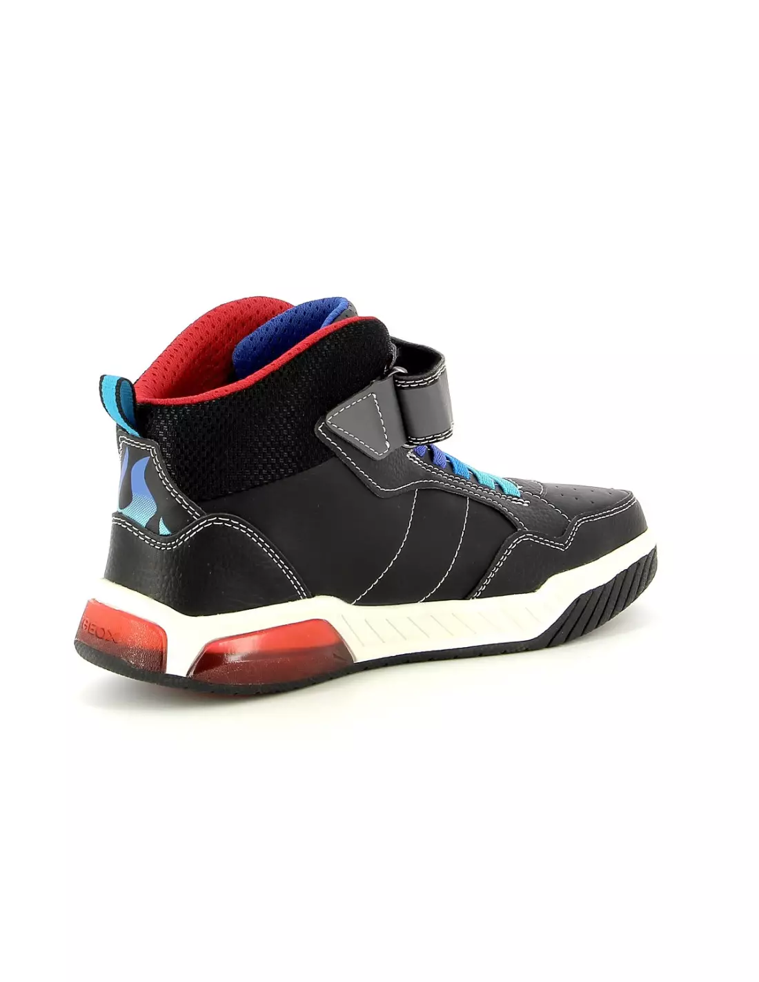 GEOX NEK BOY - Sneakers Blackred