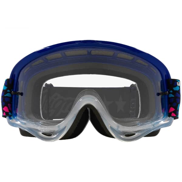 Masque VTT OAKLEY O FRAME MX TLD TESSELL W/CLEAR TESSELL BLUE