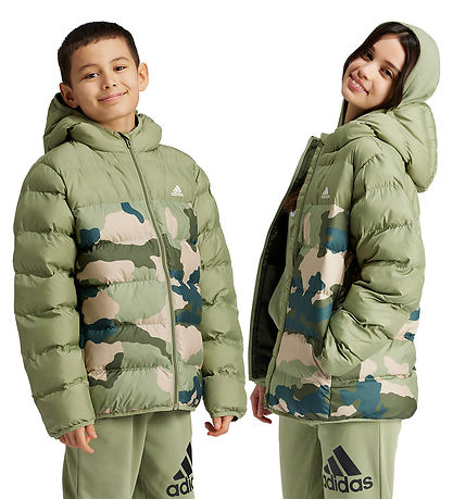adidas Performance Dynejakke -  Grøn m. Camouflage