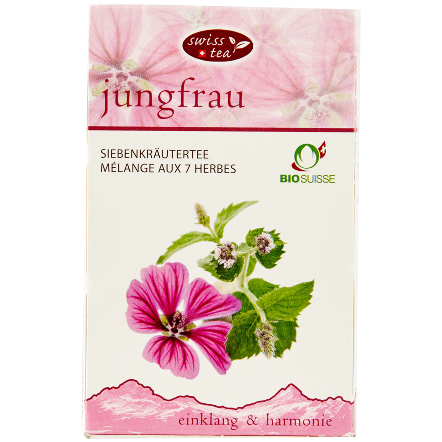 Swisstea Jungfrau Tee Siebenkräuter 20 Beutel