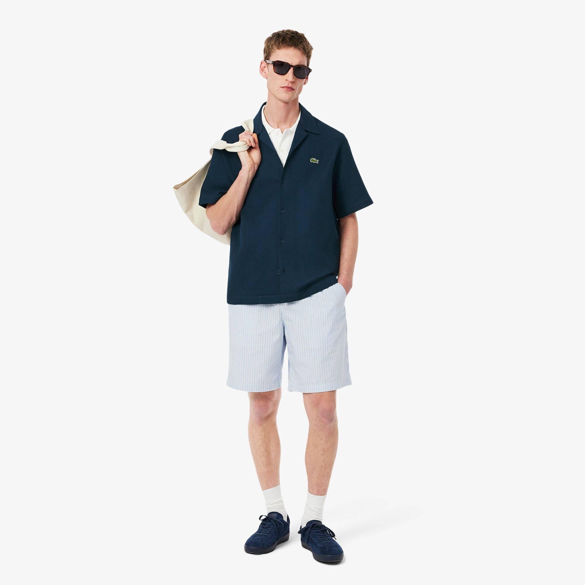 Lacoste Relaxed Fit Waffle Texture Shirt